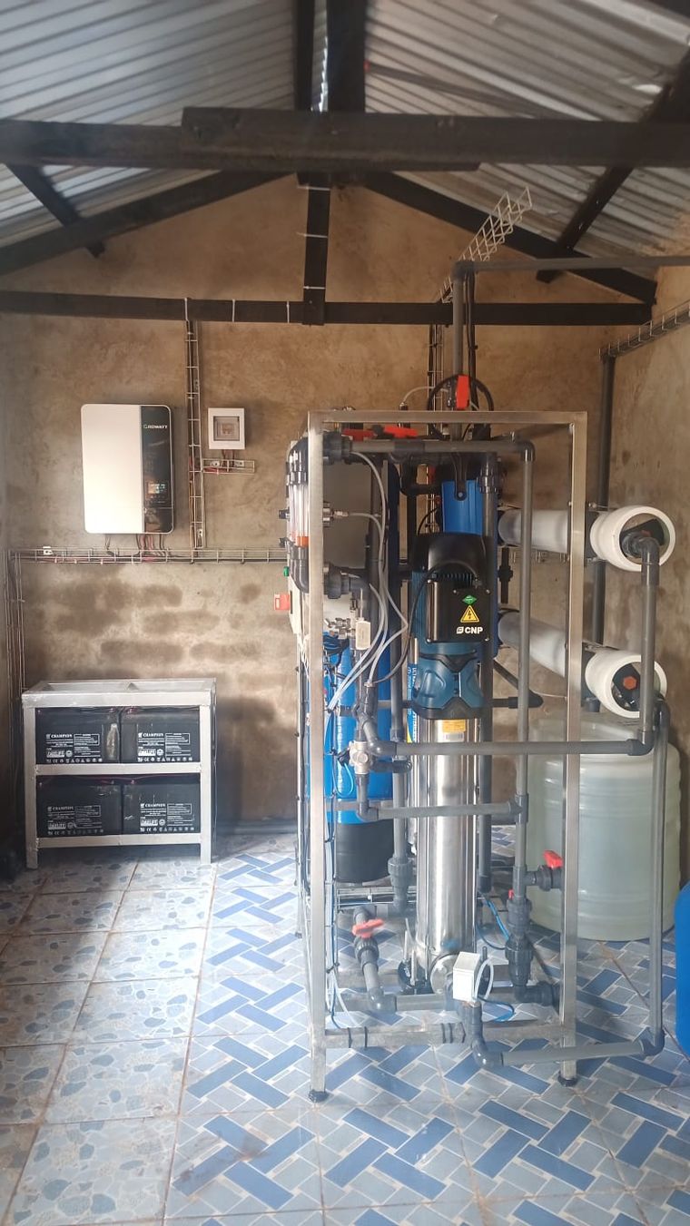 Pressure vessels and membranes inside a reverse osmosis plant